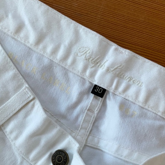 Ralph Lauren Black Label White Big Pony Jeans sz30 - Picture 5 of 8